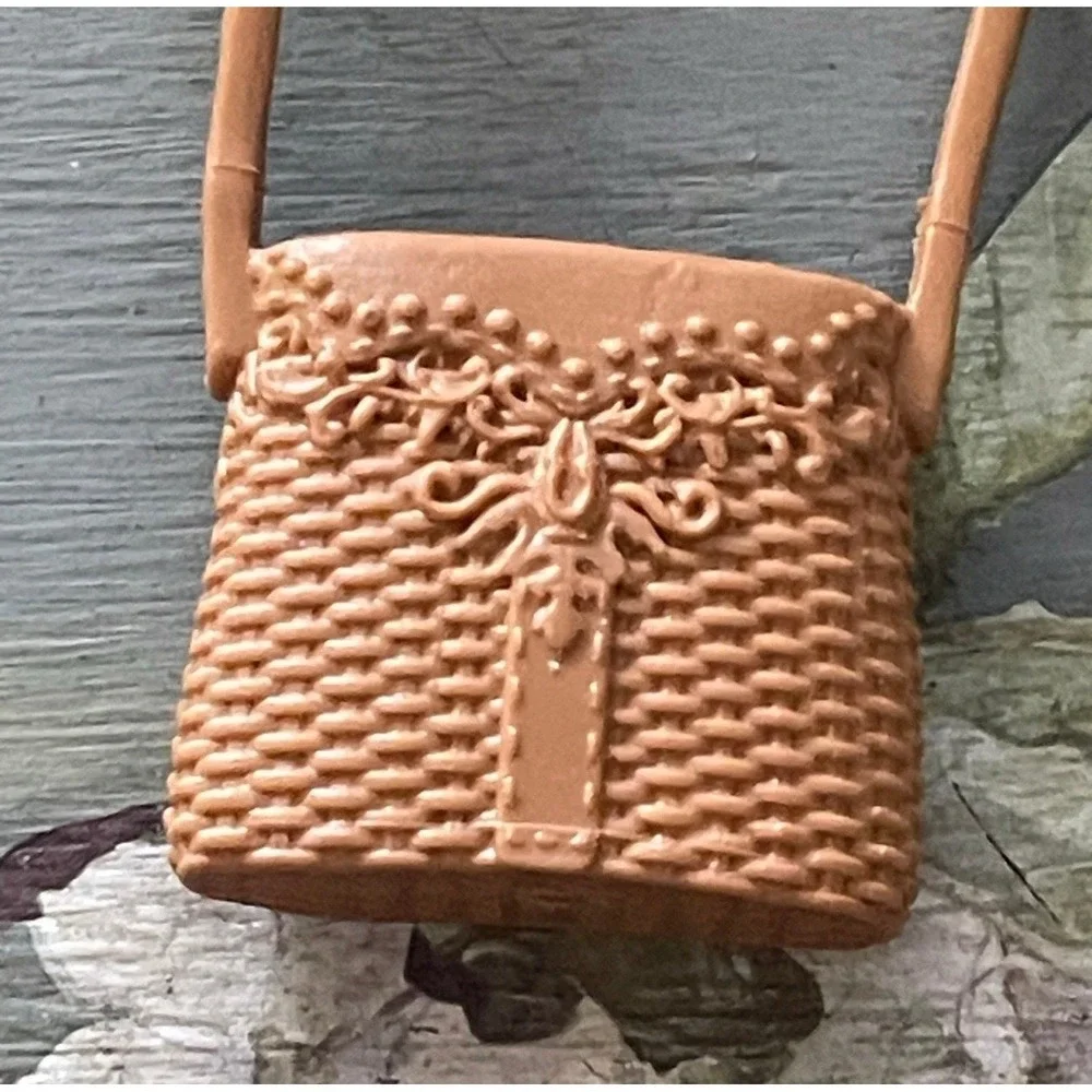 Ever After High Enchanted Picnic Cerise Hood Replacement Brown Purse Bag